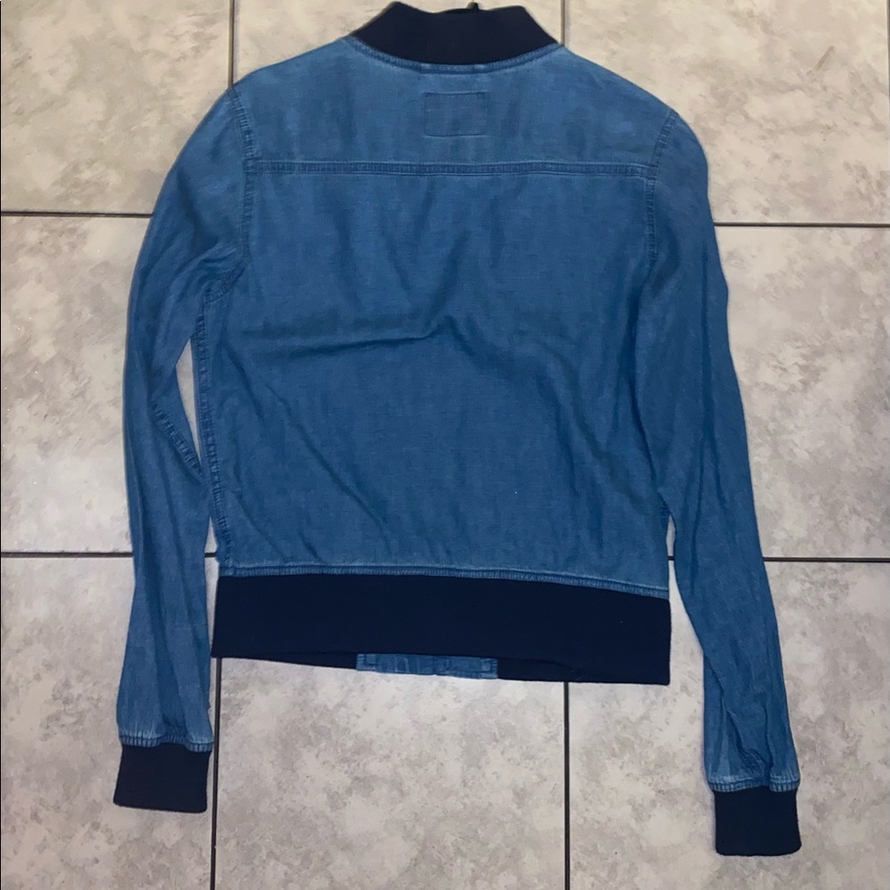 Express Jean Bomber Jacket - image 2